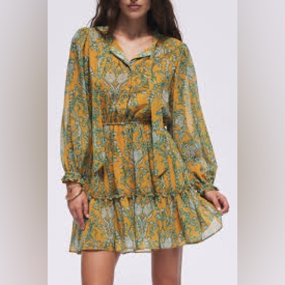 Hermoza Lee Collar Neck Dress mini size small - Picture 3 of 4